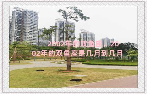 2002年的双鱼座，2002年的双鱼座是几月到几月